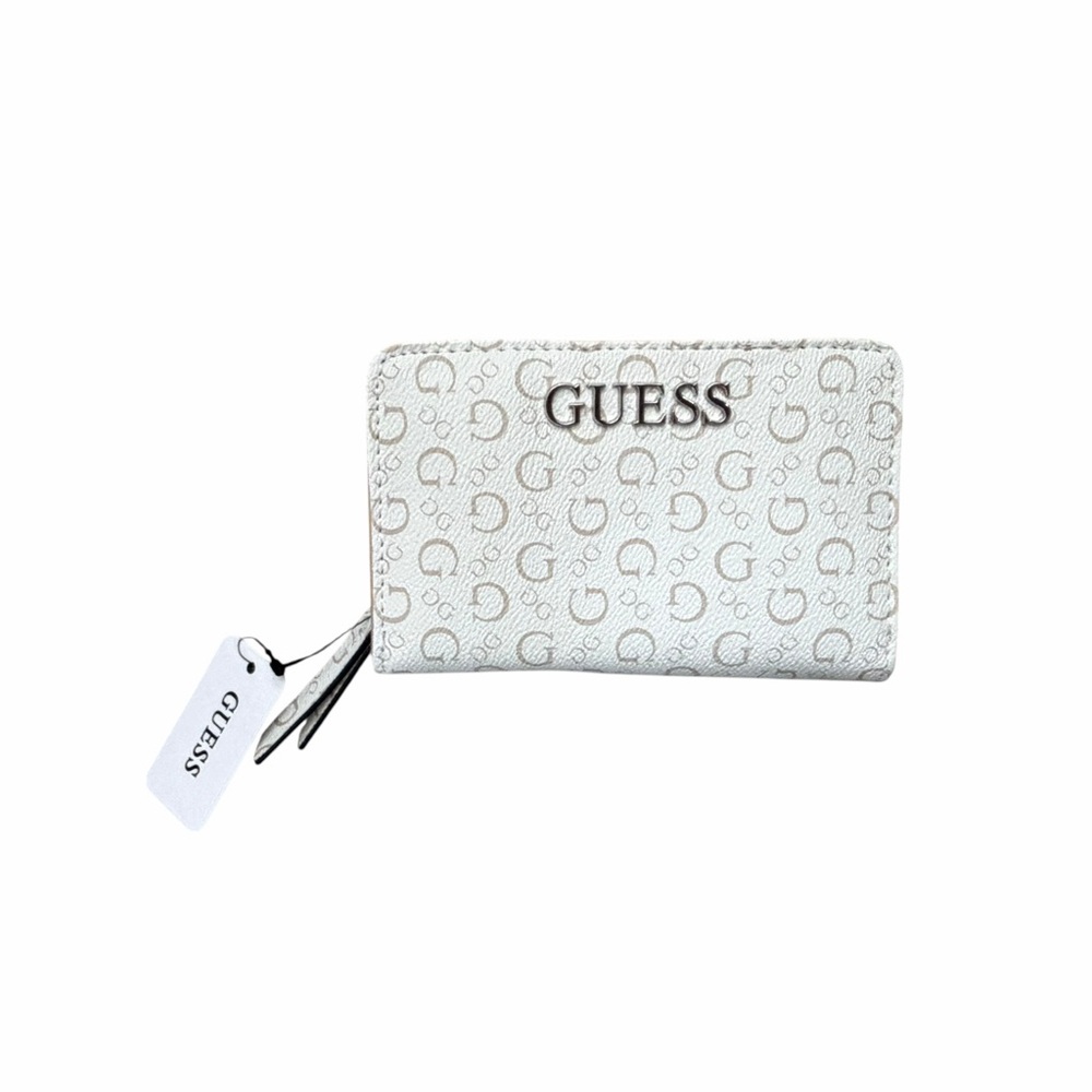 GUESS White Logo Wallet, NWT
